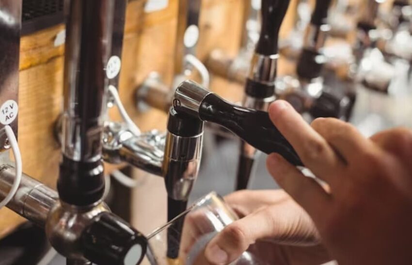 commercial draft beer system installation